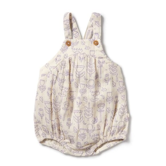 Wilson & Frenchy Organic Crinkle Bodysuit - Flow, 6-12mths NWT - Picture 1 of 4
